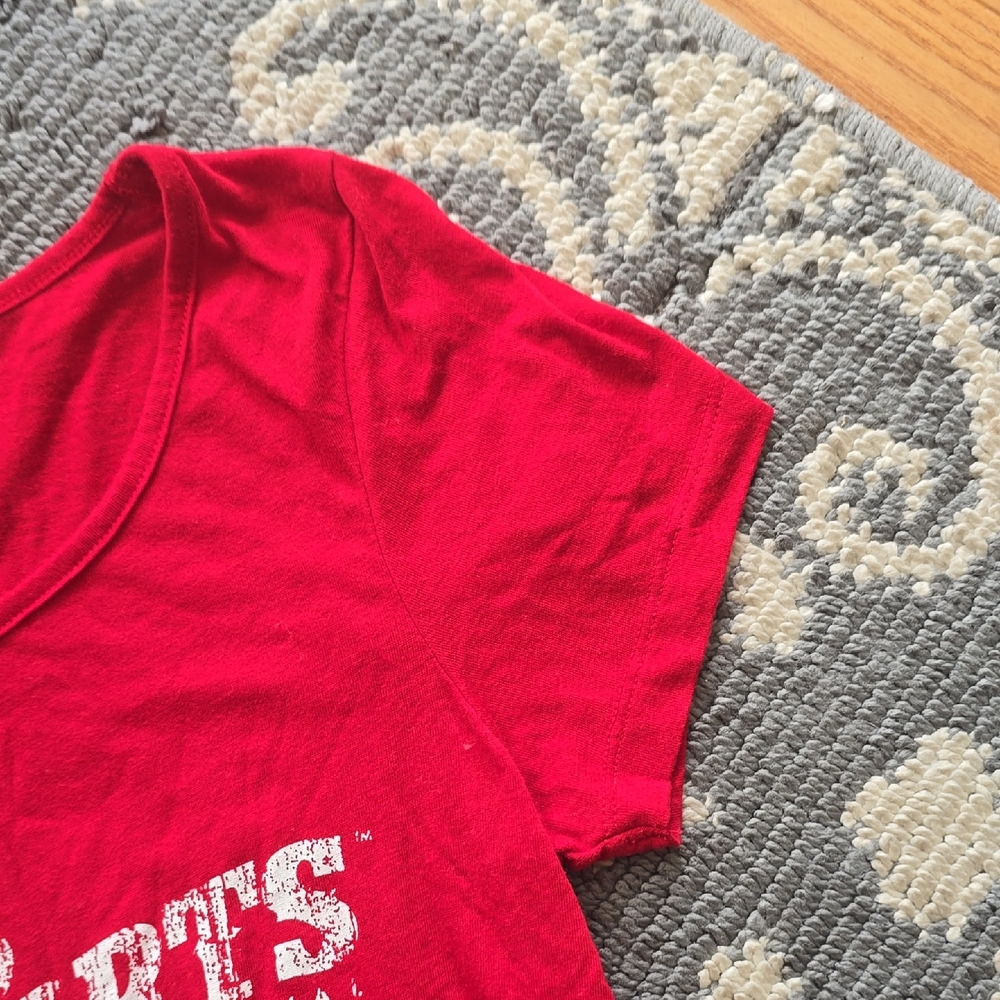 https://bootsandhearts.com Red Tie Up Tank Top - Picture 3 of 5